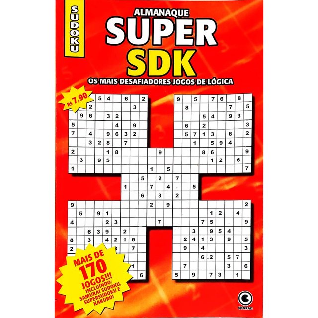 Sudoku é um jogo baseado na colocação lógica de números. O objetivo do jogo  é a colocação de números de 