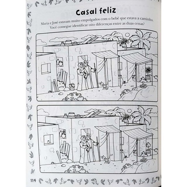 Histórias da Bíblia - Livro de Atividades Infantil - Passatempos, jogos dos  erros, caça-palavras, desenhos para colorir