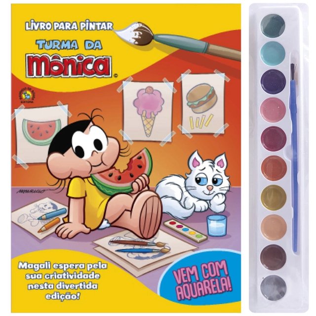 KIT - TURMA DA MONICA PARA PINTAR - Selecta Livros