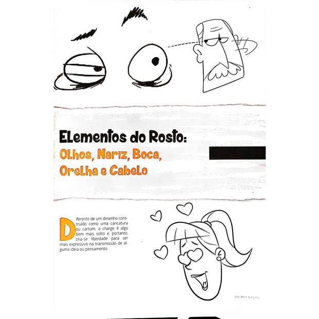 Livro Guia Curso Básico de Desenho Charges em ebook e epub