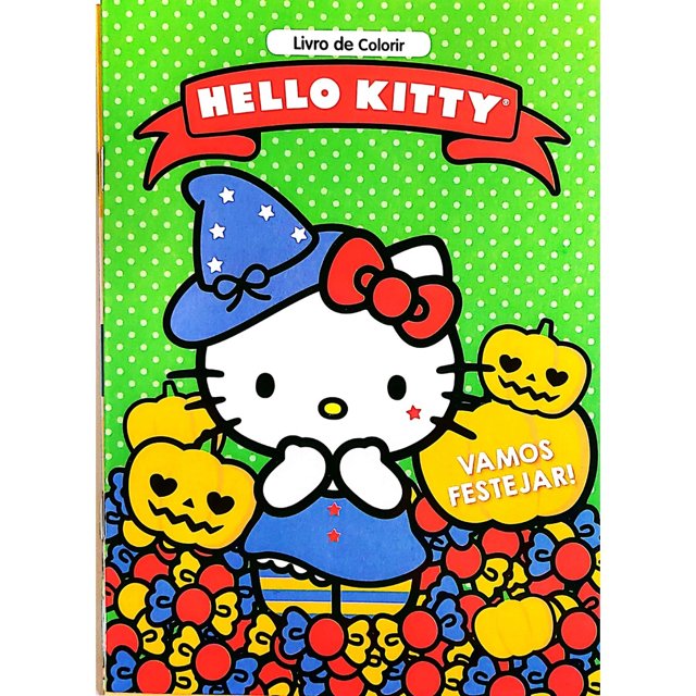 Livro de Colorir da Hello Kitty