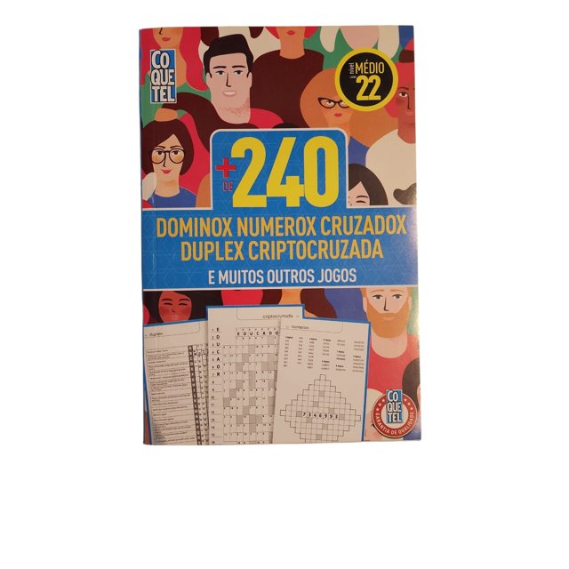 LIVRO COQUETEL - MAIS 24O NUMEROX,DOMINOX,CRUZADOX,DUPLEX E ETC | TEM ...