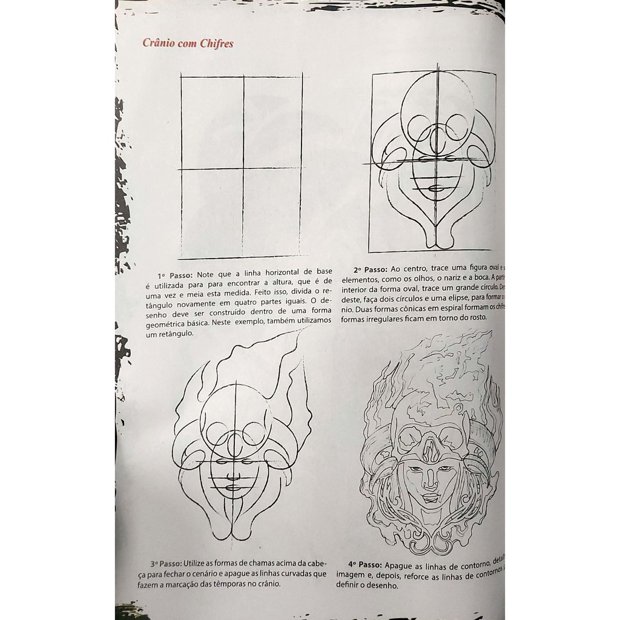 LIVRO: GUIA CURSO DE DESENHO TATTOO PASSO A PASSO