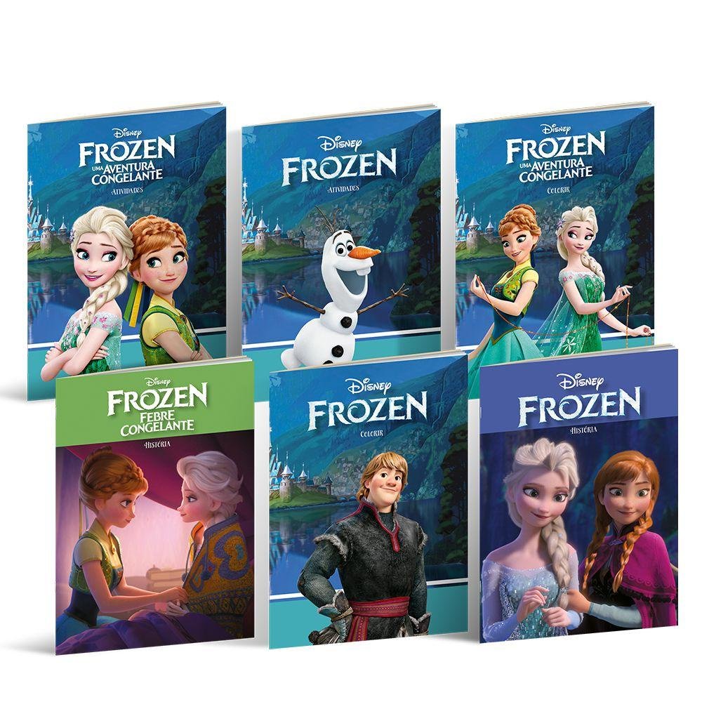 Conjunto Mini Desenhos Pintar Frozen