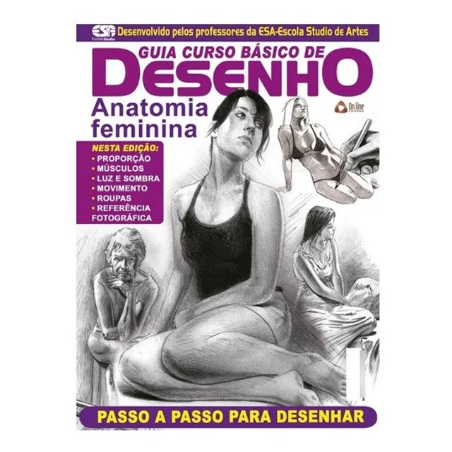 Livro Guia Curso Básico de Desenho Charges em ebook e epub