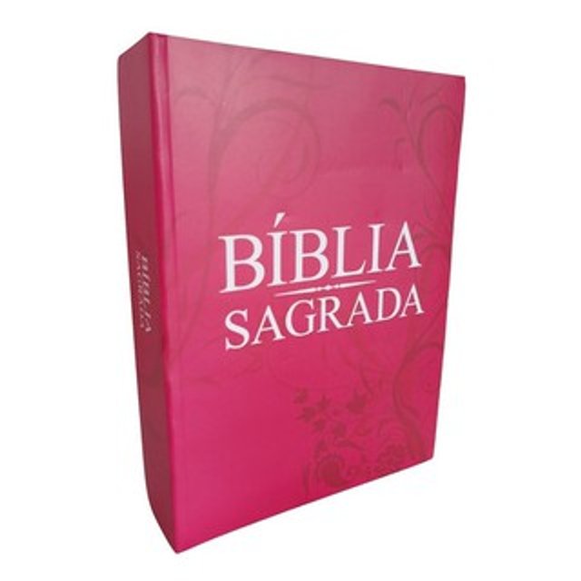 KIT BIBLIA SAGRADA CATÓLICA ROSA + COLEÇÃO TODOS OS SANTOS COM 5 LIVROS