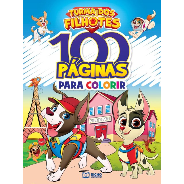 Kit 6 Livros De Colorir Infantil 100 Páginas Cada - 600 Desenhos Total ...