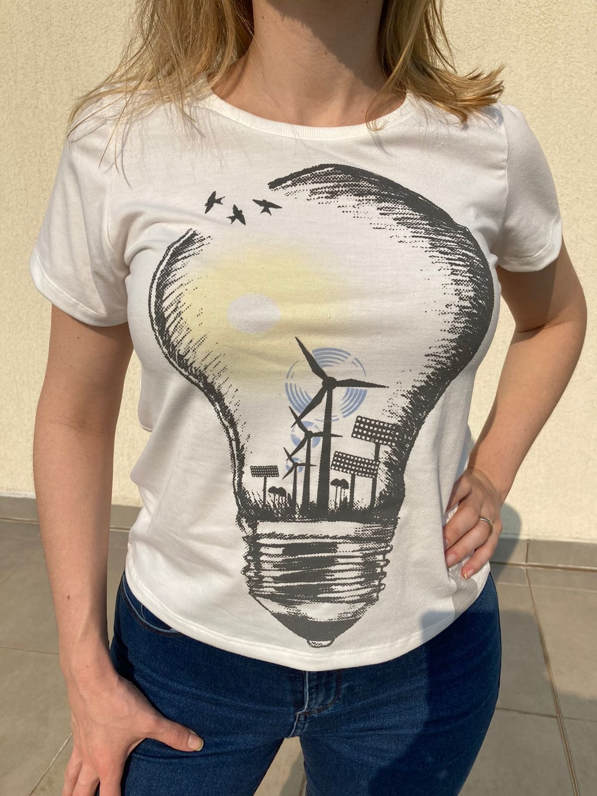 T-shirt Feminina Energia Renovável