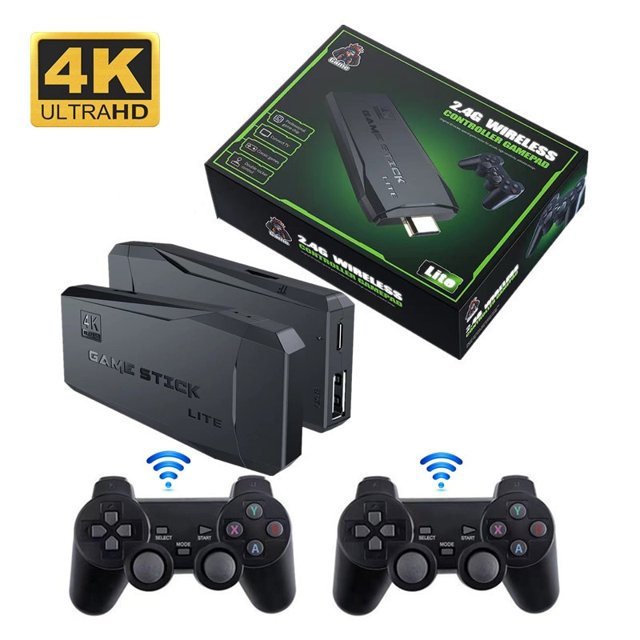 Vídeo Game Stick Lite 4k Com 2 Controles