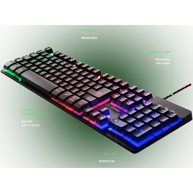 Teclado Membrana Gamer - iMICE