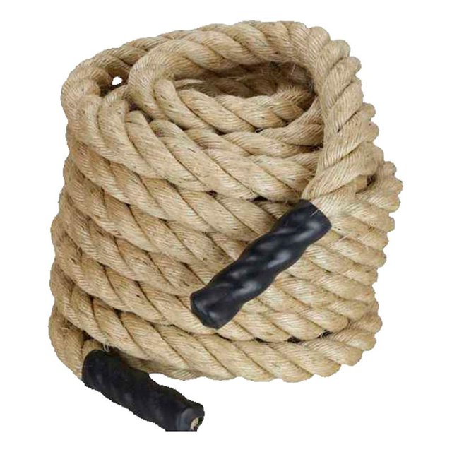 Corda de Sisal para Rope Climb com 38mm de Espessura e 5 m de Comprimento