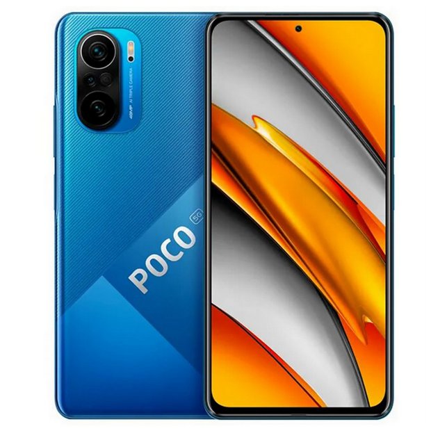Celular Smartphone Xiaomi Poco F3 5g 128gb Azul - Dual Chip