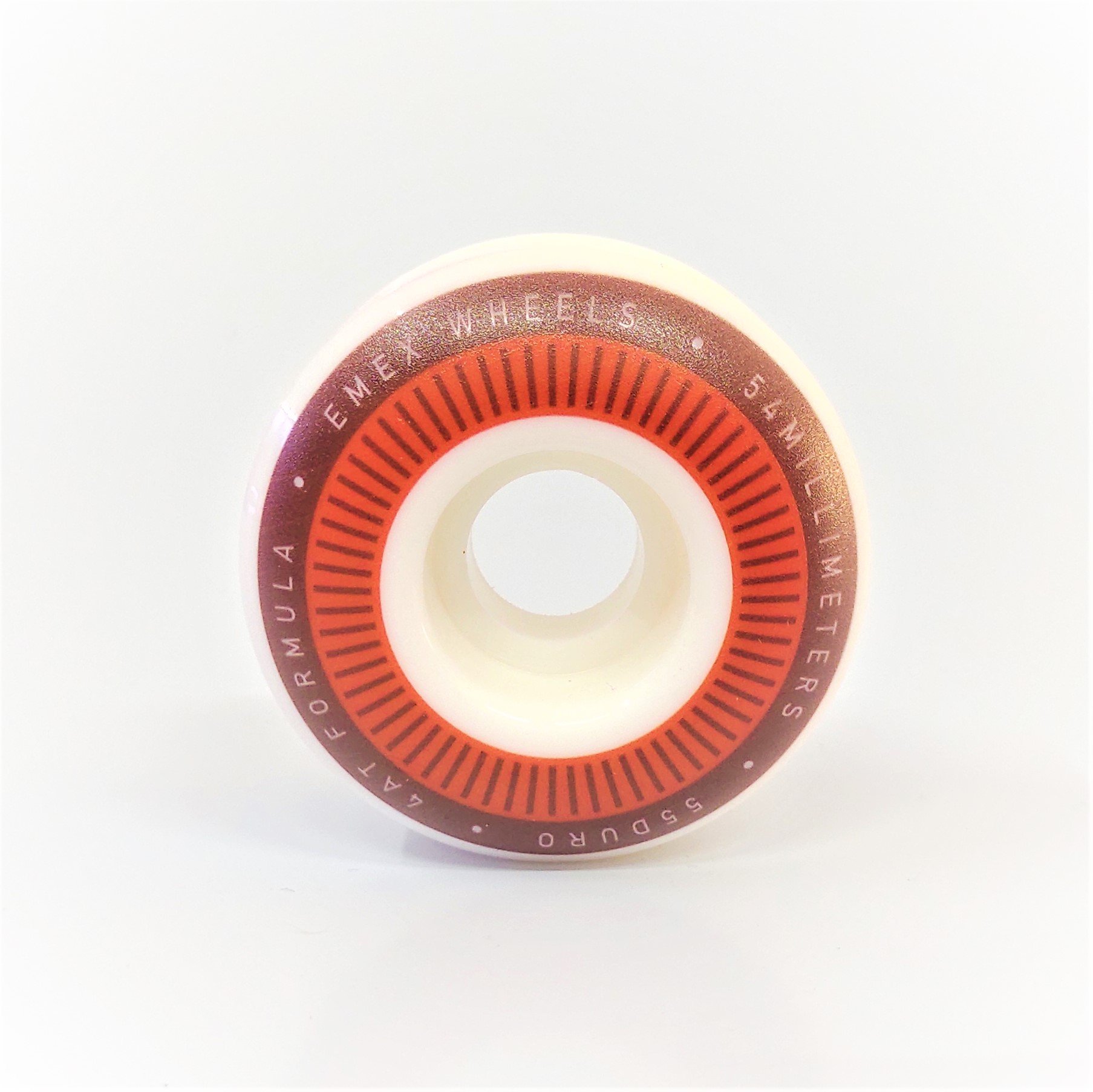 Roda para Skate Mentex 53mm Laranja ( jogo 4 rodas ) - Virtual Skate Shop