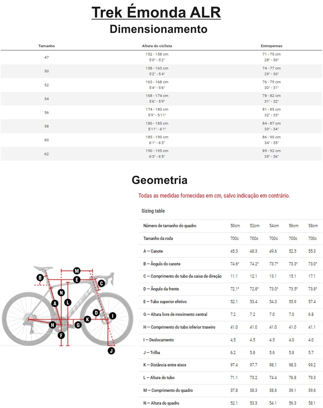 Bicicleta Trek Émonda ALR 5 Disc Cinza | Tech Team Bikes