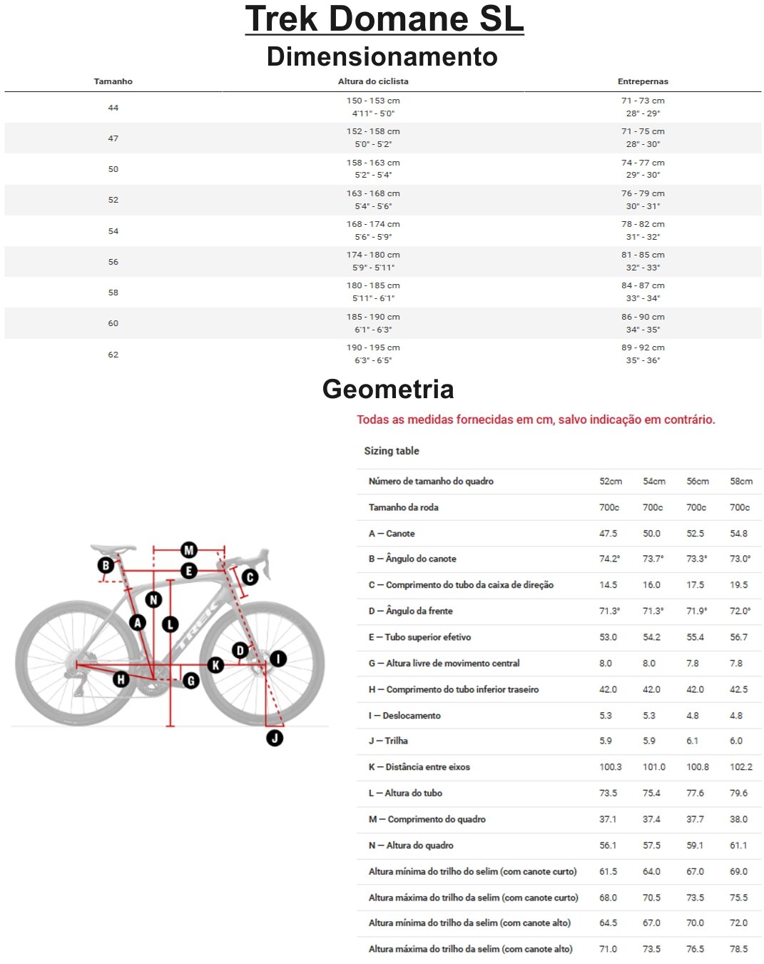 Bicicleta Trek Domane SL 5 4ª Geração Disc Preta | Tech Team Bikes