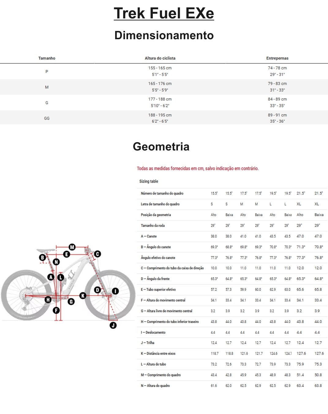 Bicicleta Trek Fuel EXe 9.8 GX AXS T-Type Preta | Tech Team Bikes