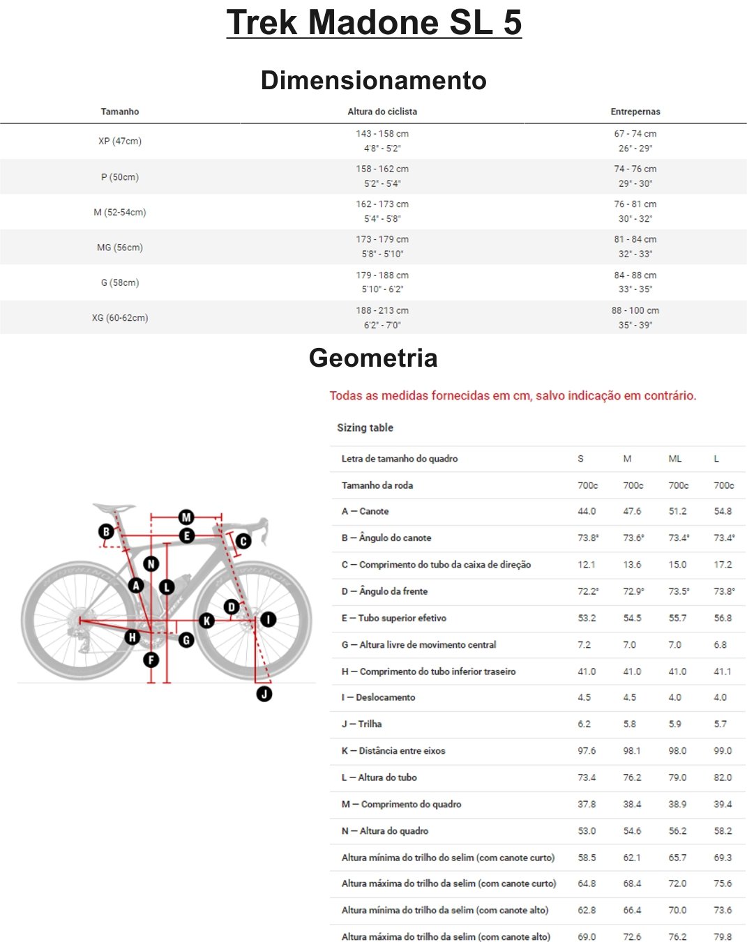 Bicicleta Trek Madone SL 5 8ª Geração Preta | Tech Team Bikes