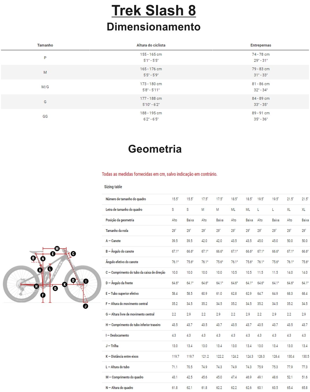 Bicicleta Trek Slash 8 5ª Geração Laranja | Tech Team Bikes