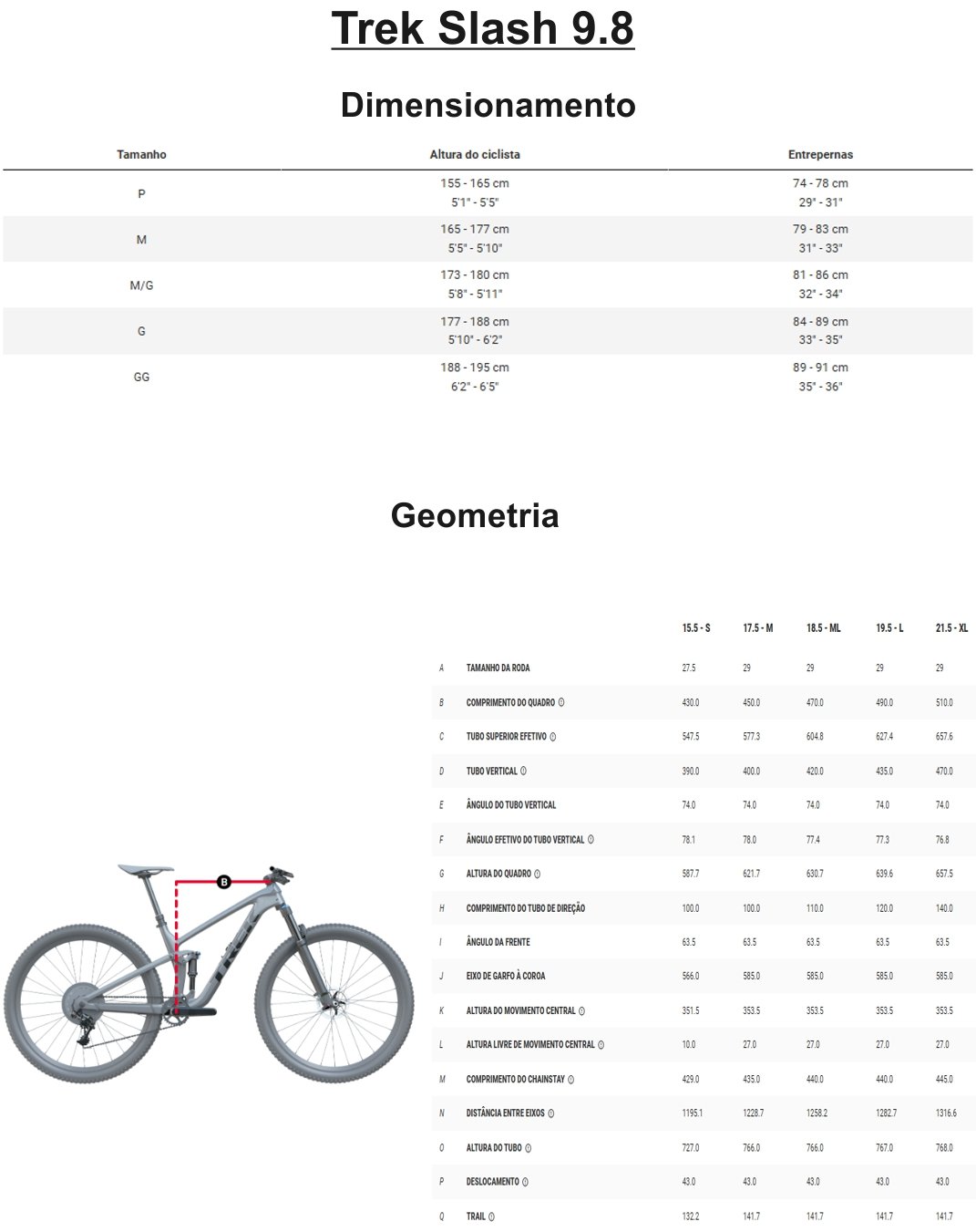 Bicicleta Trek Slash 8 6ª Geração Preta | Tech Team Bikes