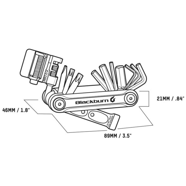Tradesman Multi Tool - tool set - BLACKBURN - 32.14 € - outdoorové oblečení a