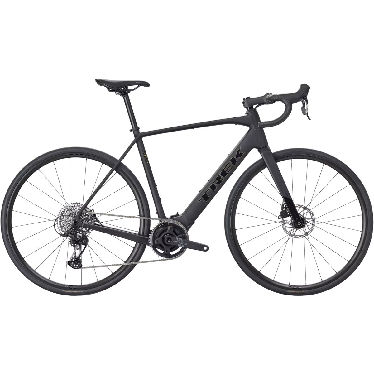 Bicicleta Trek Domane+ ALR 5 Preto Fosco E-Bike | Tech Team Bikes