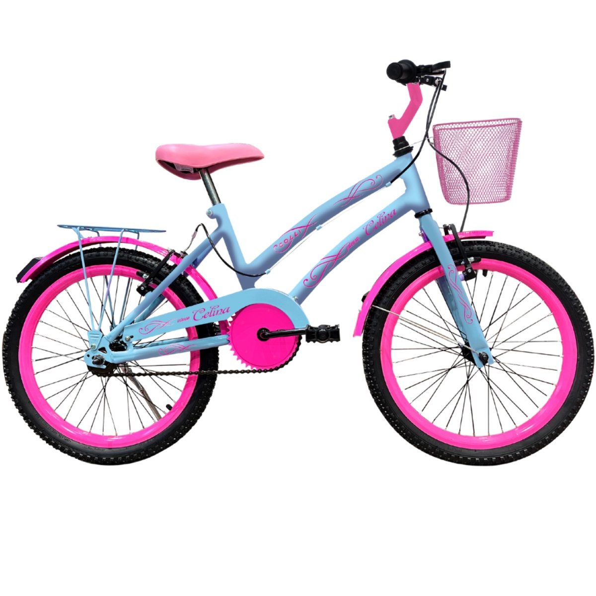 Bicicleta Infantil Colli Celina Aro 20 Azul Champanhe | Tech Team