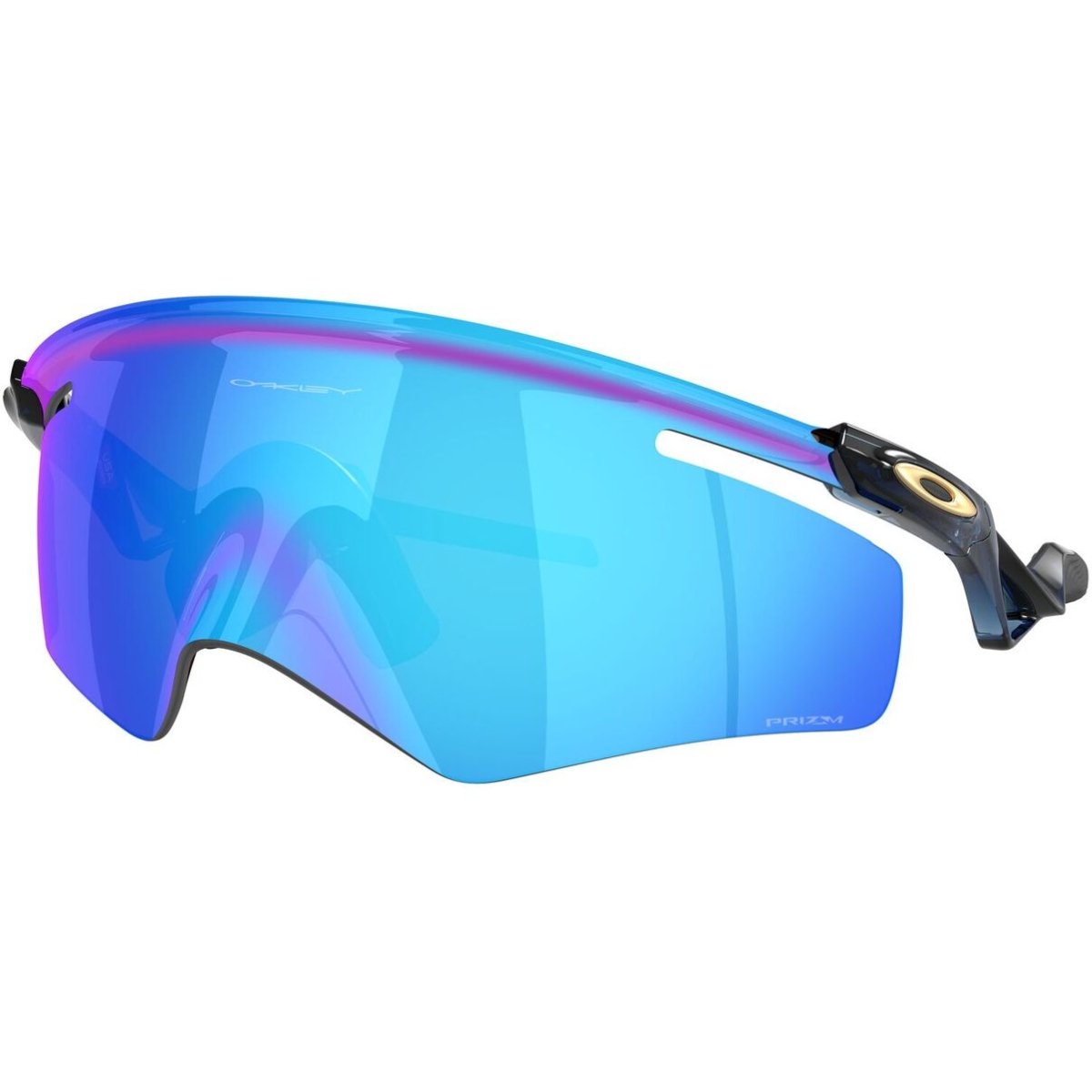 Óculos Oakley QNTM Kato Transparent Stonewash Lente Prizm Sapphire