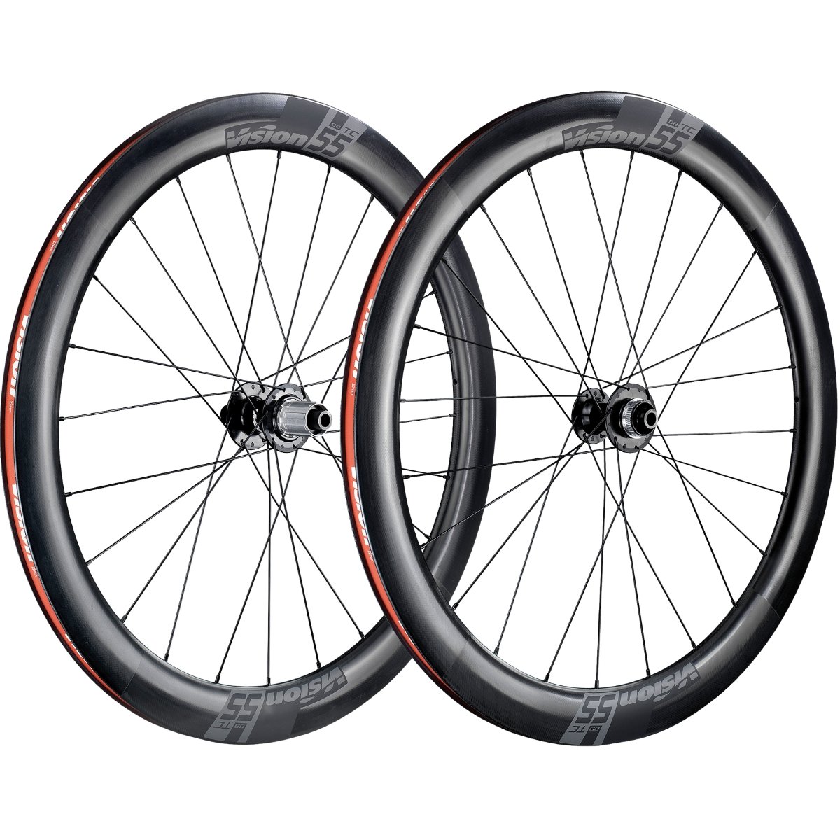 Roda Ciclismo Vision Metron TC55 Carbon Disc HG11 | Tech Team Bikes