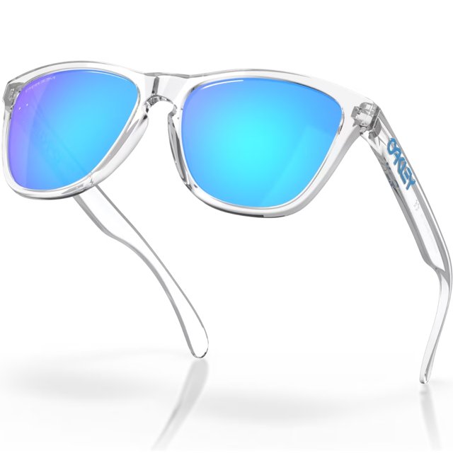 Óculos Oakley Frogskins Crystal Clear Frame Lente Prizm Sapphire