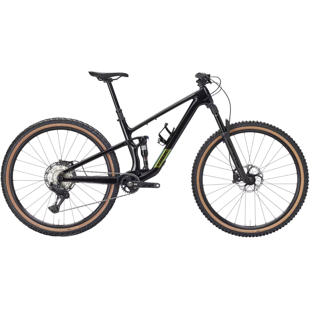 Bicicleta Trek Top Fuel 9.8 XT Di2 4ª Geração Preta | Tech Team Bikes