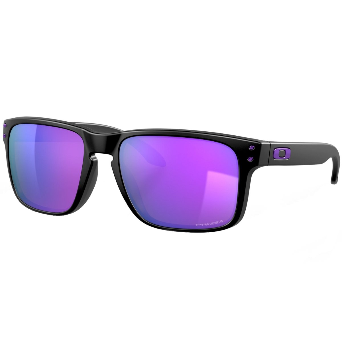 Óculos Oakley Holbrook Matte Black Lente Violet Iridium - OO9102-2655 ...