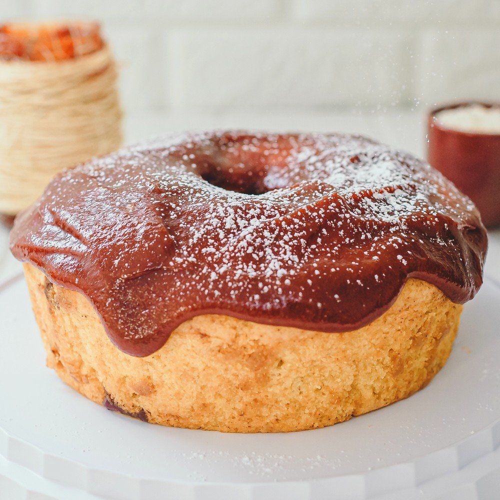 Especial São João - Bolo de fubá com goiabada - Viviana Alimentos