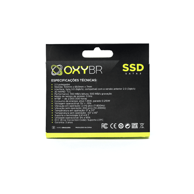 HD SSD OxyBR 120GB SATA3 | Funcenter