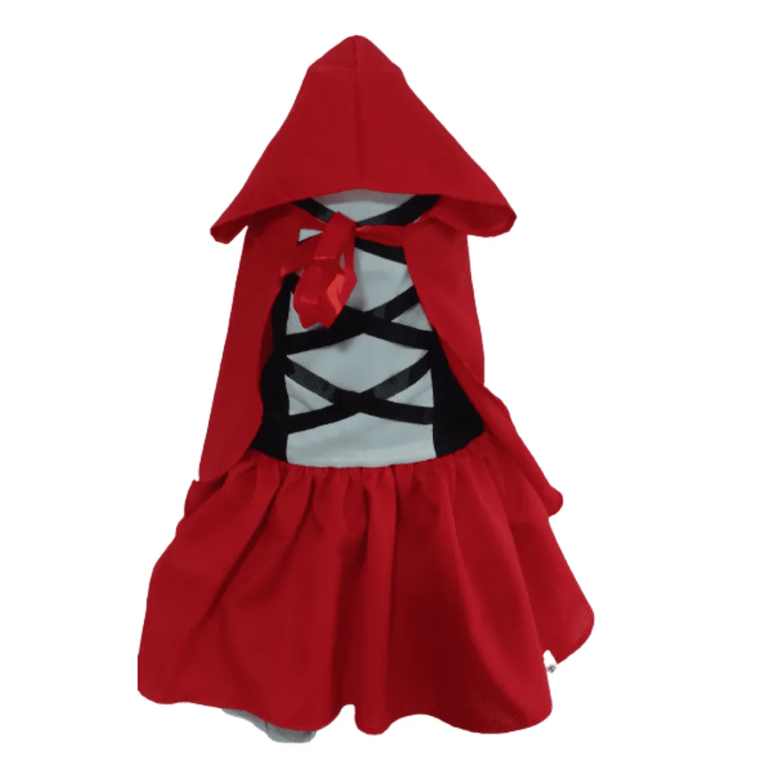 Fantasia Kit Chapeuzinho vermelho vestido e capa