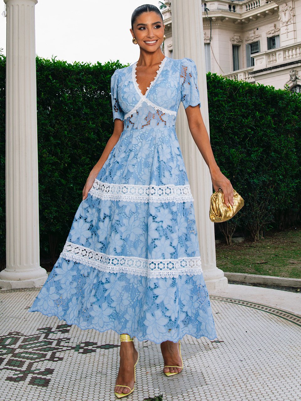 Festa Verde Vestido De Festa Infantil Azul Tiffany Vestido