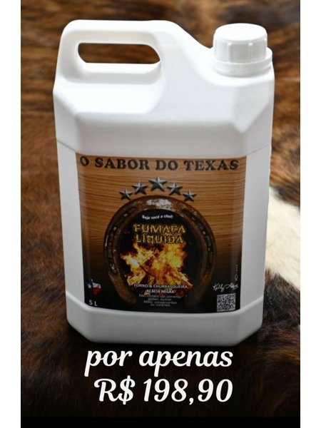 kit fumaça liquida 1 litro com 6 unidades | O Sabor do Texas