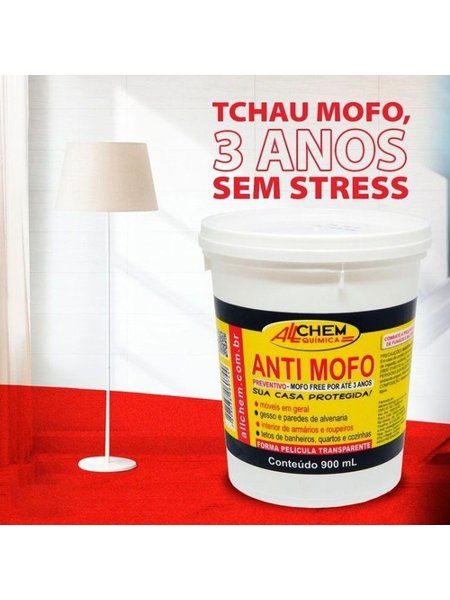 Anti Mofo Preventivo Sem Mofo Por Até 3 Anos 900 ml - Allchem