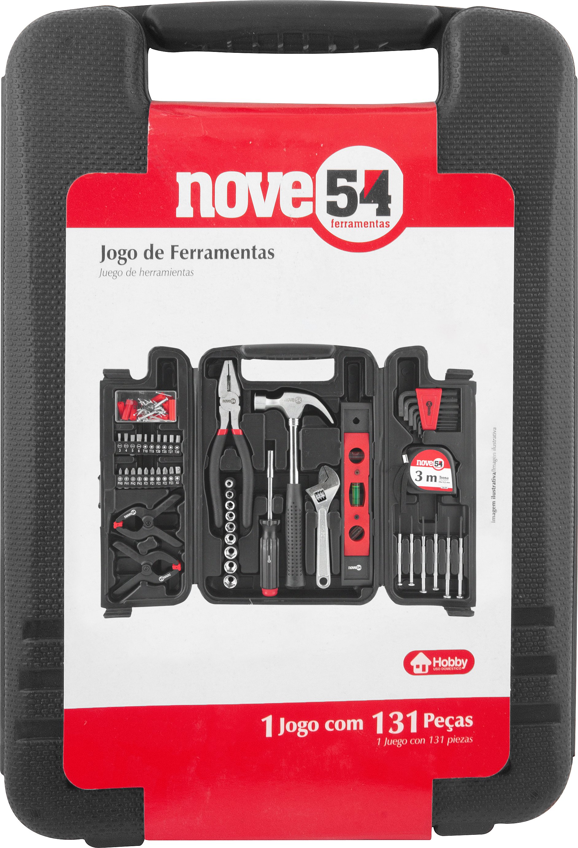 54-71　4枚セット Jogo Ferramentas Com Maleta 110 Peças Nove54 - Reposição Online