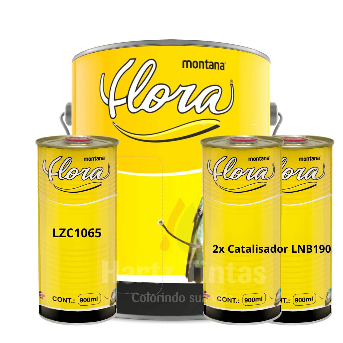 Kit Verniz Xilotop P.U LGA202 + LZC1065 + Catalisador LNB190