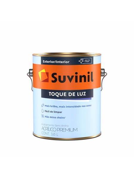 Tinta Acrílico Semi Brilho Toque de Luz  - 3,2 litros - Suvinil 