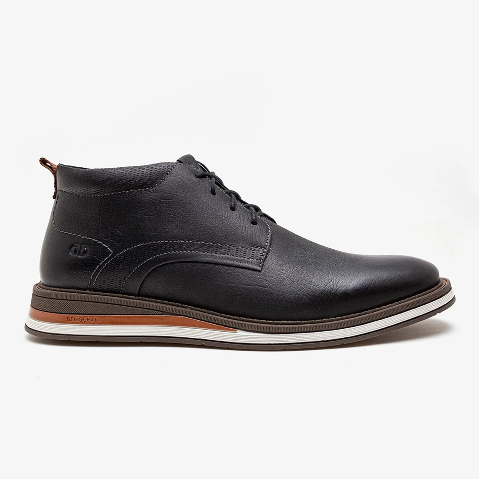 Bota Masculina Couro Metropolitan Type Democrata 272104 Feira de