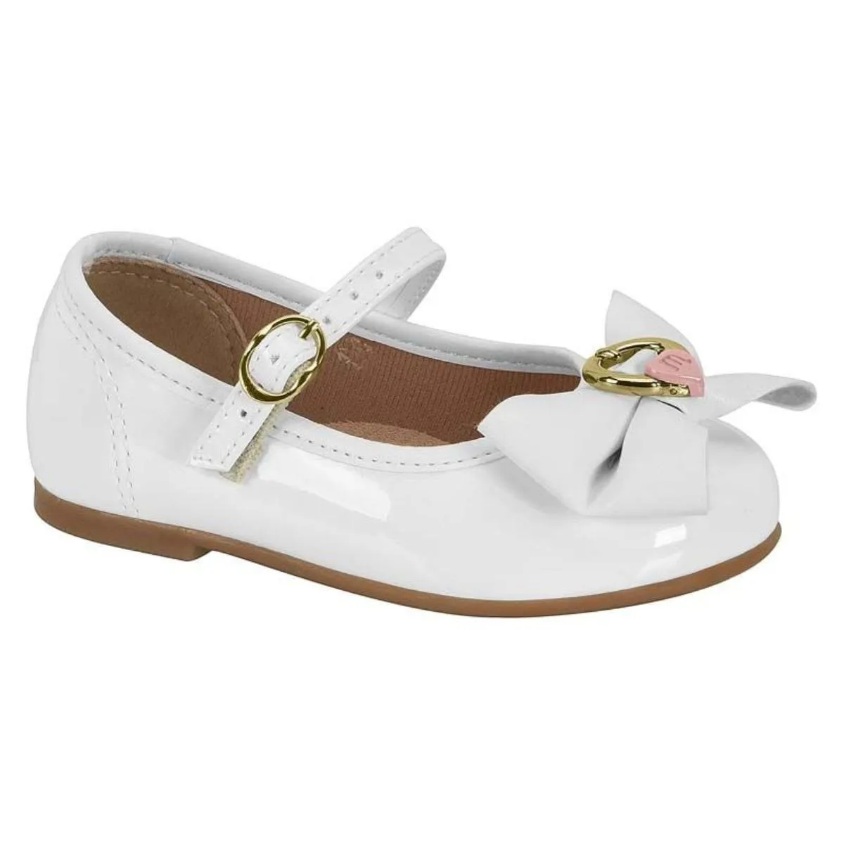 Salto Infantil Sapato Molekinha Branco Sapatilha Boneca Infantil