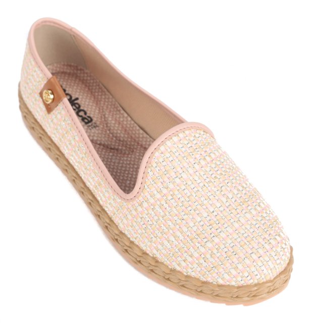 Tenis Feminino Sapatenis Alpargatas Tênis Slip On Lona Collab Alme