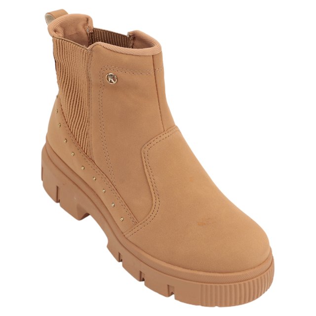 Bota Coturno Chelsea Feminina Tratorada Kolosh C3372-0002 Feira