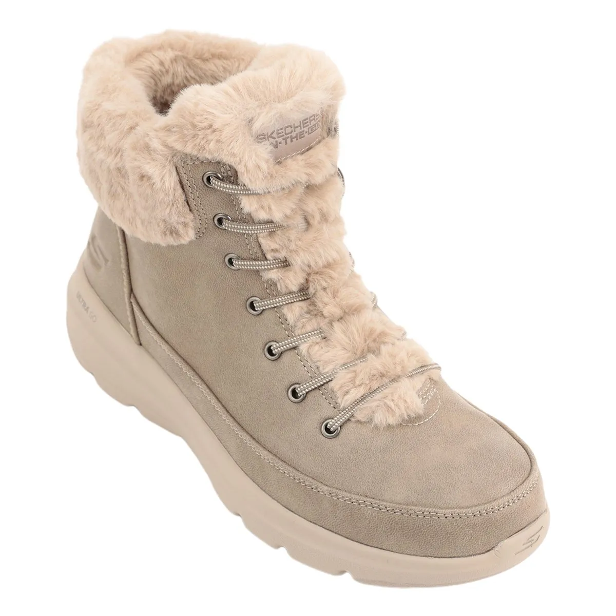 Bota Coturno Feminino Cano Médio Skechers Glacial Ultra Wonderland