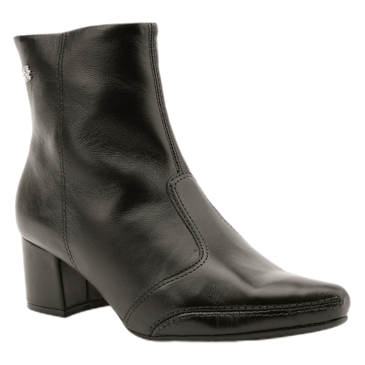 Bota Feminina Cano Curto Couro Ramarim 2657101 | Feira de Calçados