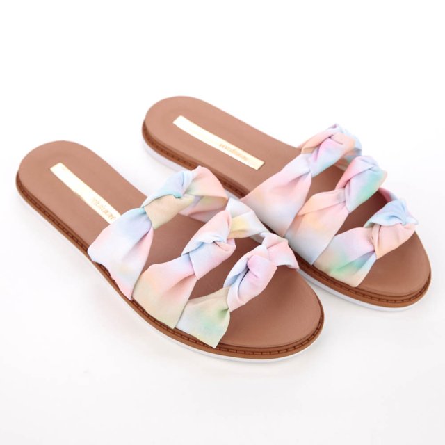 Rasteirinha Feminina Tie Dye Moleca 5443.112 | Loja Online