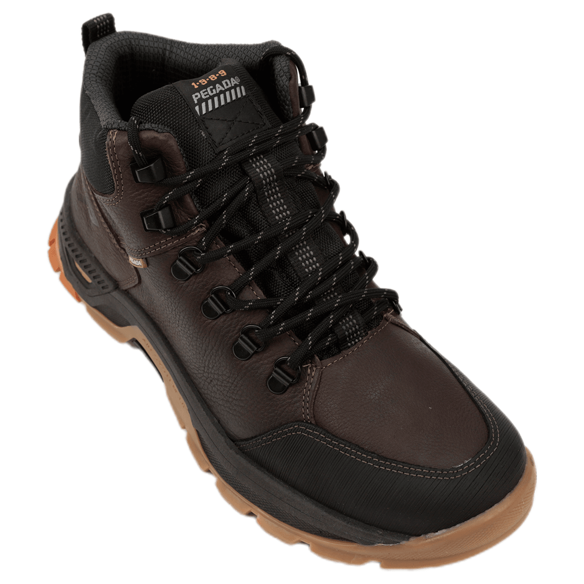 Bota Coturno Masculino Trekking Couro Pegada 150506 | Feira de