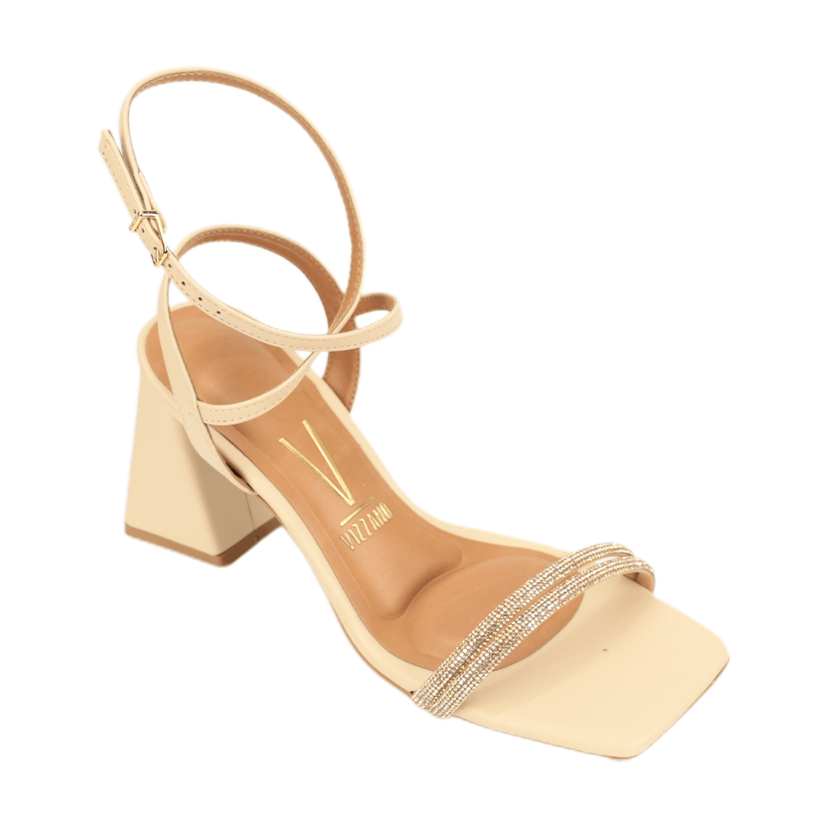 Sandália Feminina Bico Quadrado Vizzano 6464.145 | Feira de Calçados