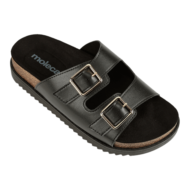 Chinelo Papete Feminina Tratorada Moleca 5500.105 | Feira de Calçados